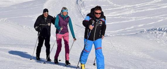 Private Cross Country Skiing Lessons for All Levels from ABC Snowsport School Arosa