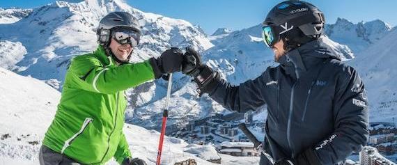 Private Ski Lessons for Adults from Evolution 2 Megève
