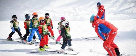 Kids Ski Lessons (5-12 y.) from Ski School ESF La Plagne