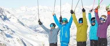 Discovery Adult Ski Lessons for First Timers from Ski School ESKIMOS Saas-Fee