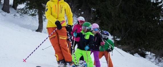 Kids Ski Lessons (4-5 y.) for First Timers from Ski School Evolution 2 La Clusaz