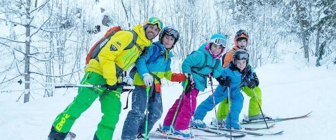 Kids Ski Lessons (6-14 y.) for All Levels from Ski School Evolution 2 La Clusaz