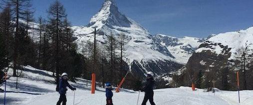 Private Ski Lessons for Families from Ski School Family Skiing Zermatt