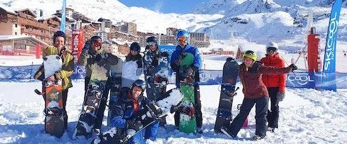 Snowboarding Lessons (from 8 y.) for All Levels from Ski School Ski Cool Val Thorens