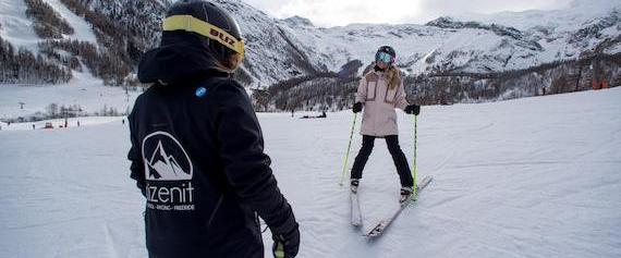 Private Ski Lessons for Adults for Beginners from Ski school Ski Zenit Saas-Fee