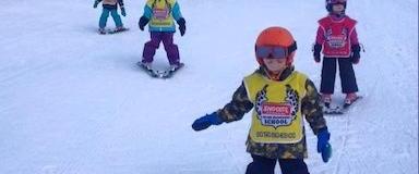 Kids Ski Lessons "Kidz 4" (4 y.) - Max 4 per group from Ski School SnoCool Espace Killy