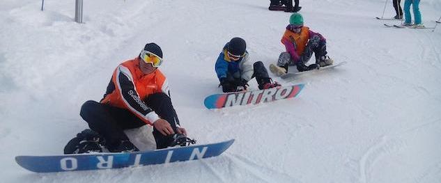 Snowboarding Lessons for Kids (6-15 y.) - Max 5 - Montana from Swiss Mountain Sports Crans-Montana