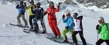 Kids Ski Lessons (7-13 y.) for All Levels from Swiss Ski School Saas-Fee