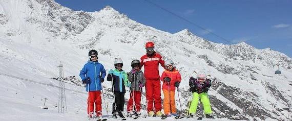 Private Ski Lessons for Kids of All Levels from Swiss Ski School Saas-Fee