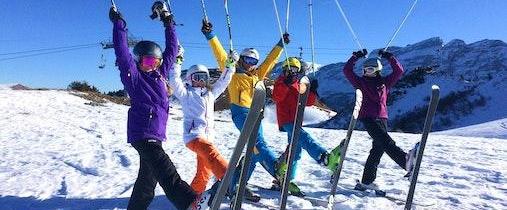 Kids Ski Lessons "Yellow Club" (9-16 y.) for Advanced Skiers from Villars Ski School
