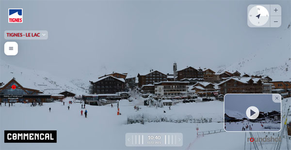 Webcam in Tignes at  Latitude  Longitude 