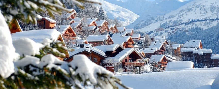 Meribel ski resort in Les 3 Vallees ski area