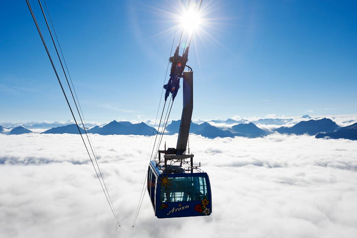 Arosa_Ski_Lifts_Arosa-Weisshorn_cable_car © Arosa Bergbahnen AG