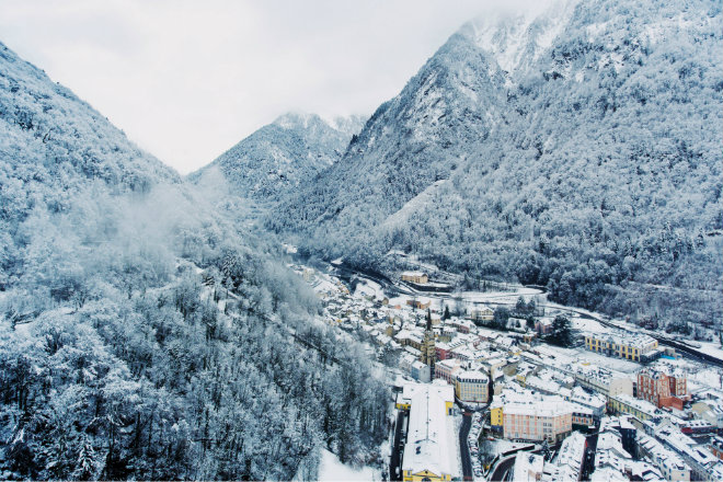 Cauterets Village Winter