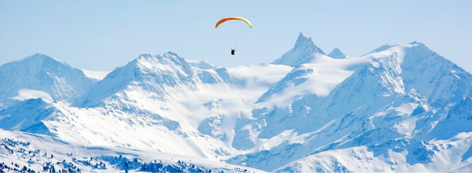 Crans-Montana Ski Area Panorama 4000m Peaks