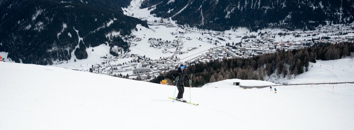Davos Intermediate Skiing