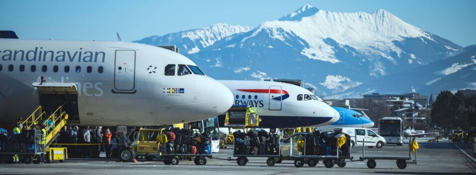 Innsbruck airport 15 minutes from the city centre