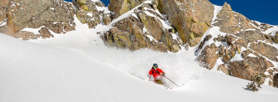 Jackson Hole ski area for experts, advanced and strong intermediate skiers