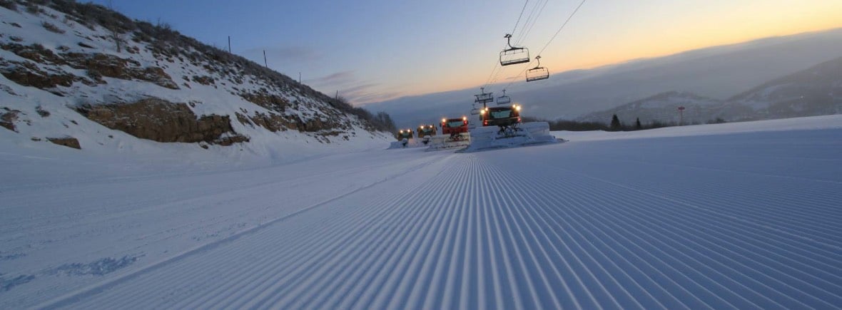 Park City Mountain Resort - Groomers and Corduroy Ski Trails