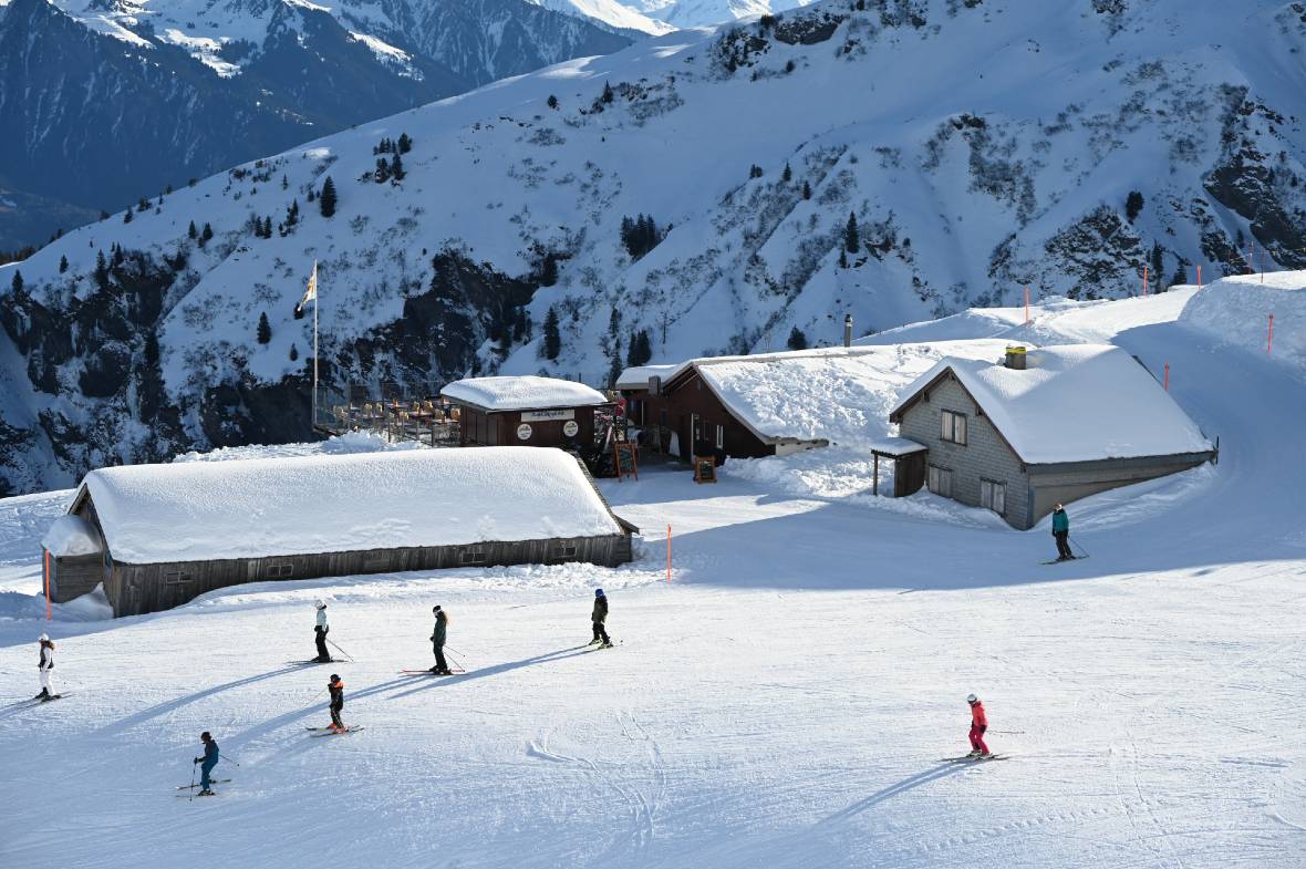 Mugghütte mountain restaurant at Pizol