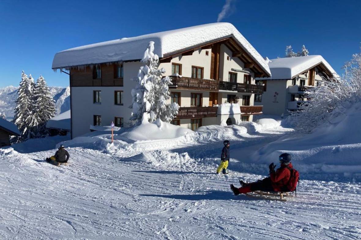 Haus Primula Pizol in winter