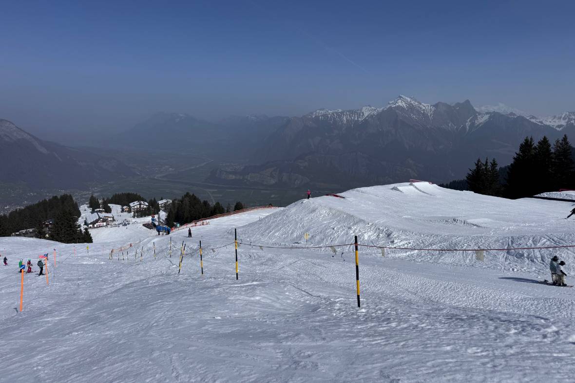 Pizol Rider Park above Furt on Wangs side