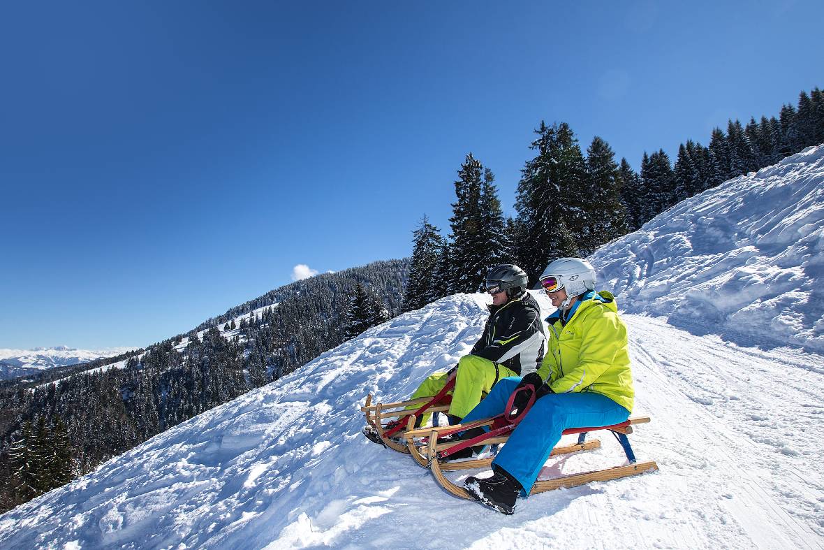 Tobogganing in Pizol