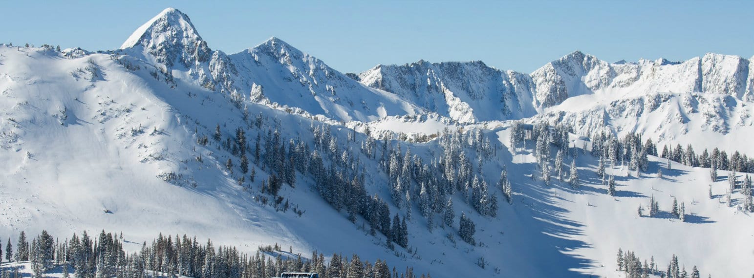 Snowbird Ski Resort UT USA Winter Panorama