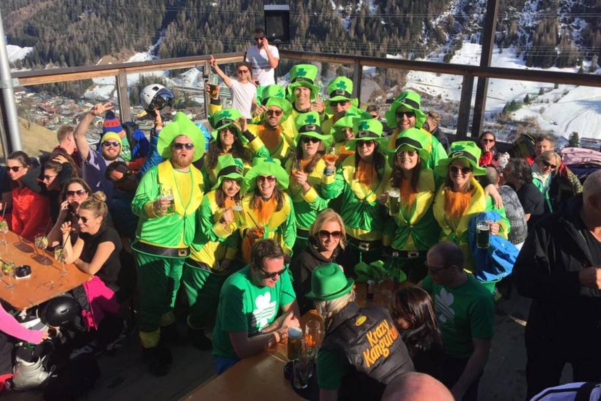 St Anton Krazy Kanguruh Apres-Ski Bar St Patrick's Day Party
