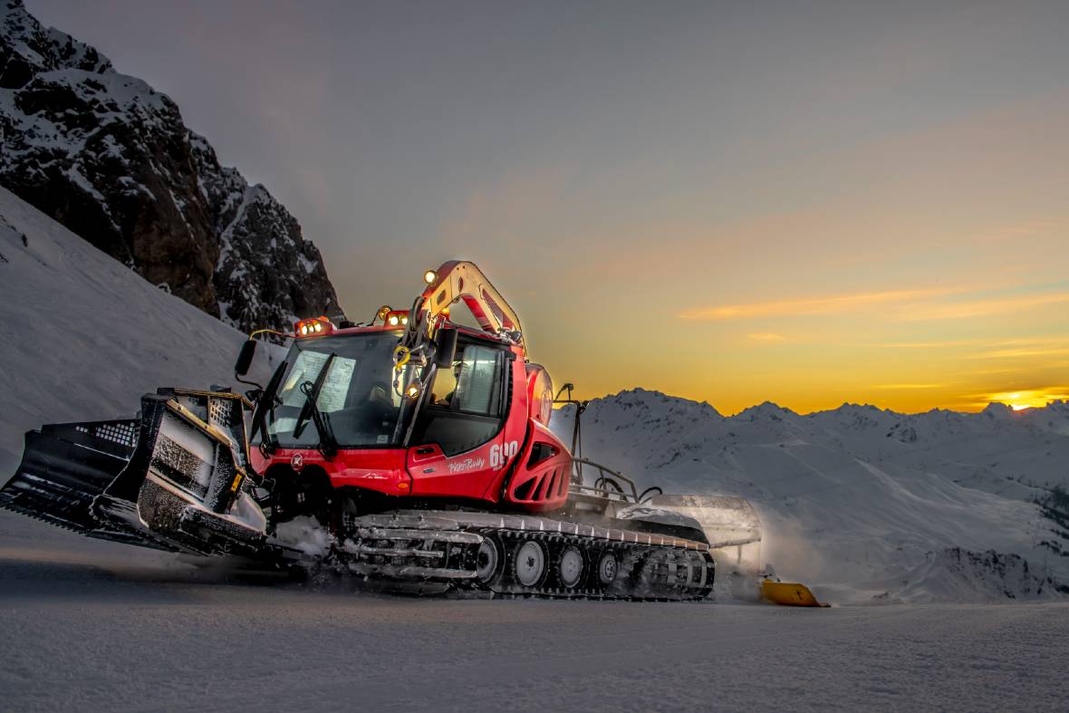 Pisten Bully Grooming Machine in St Anton