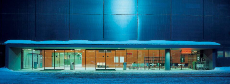 St Anton Train Station in winter