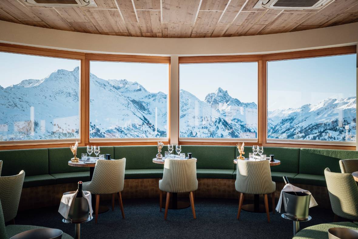 Verwallstube gourmet restaurant on Galzig