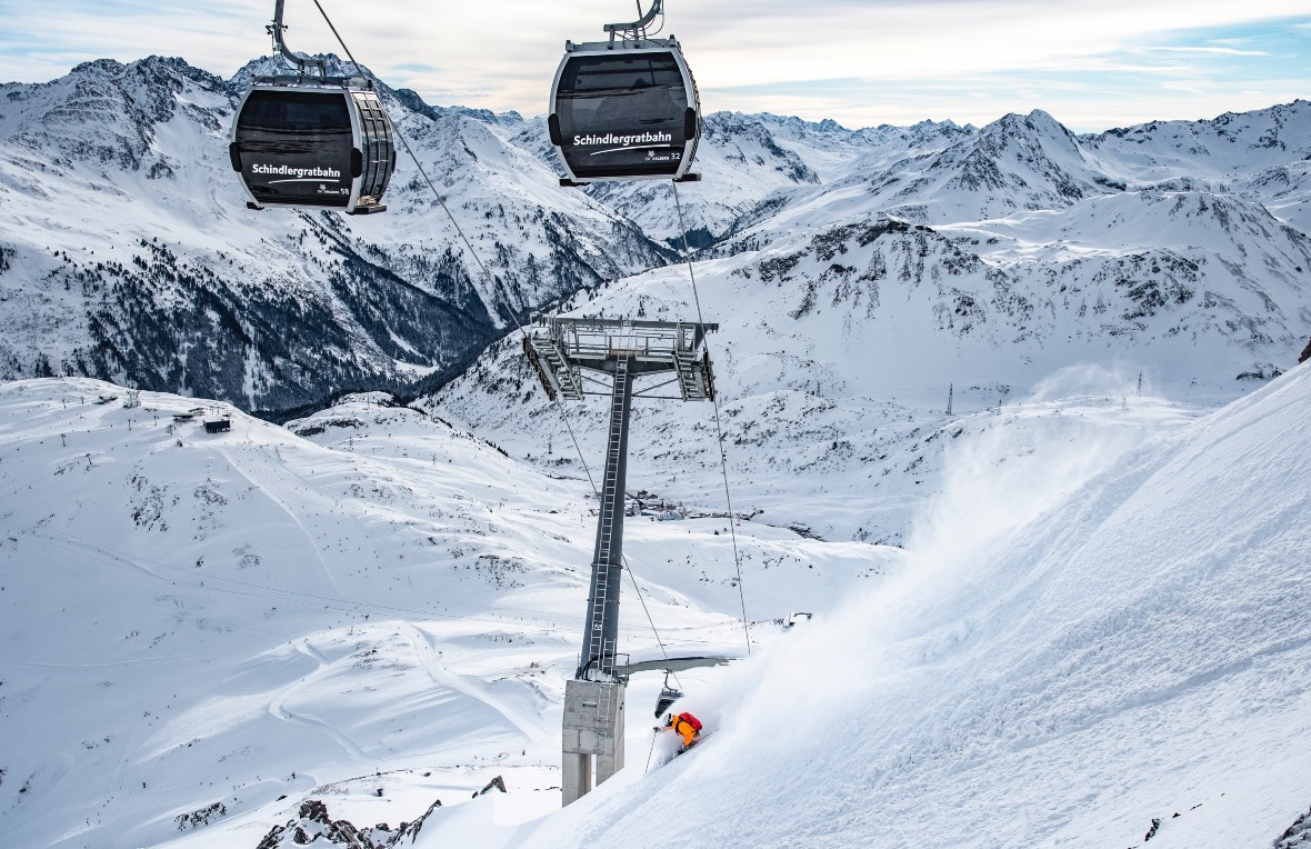 St-Anton_ski_resort_Schindlergratbahn © TVB St. Anton am Arlberg_Patrick Bätz
