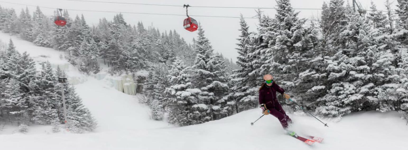 Stowe Mountain Resort Skiing VT USA