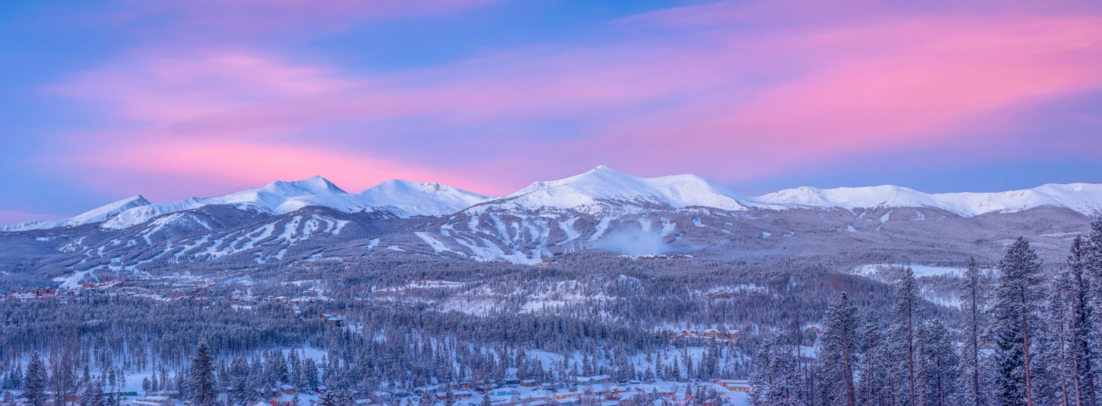 Breckenridge Ski Resort Sunset