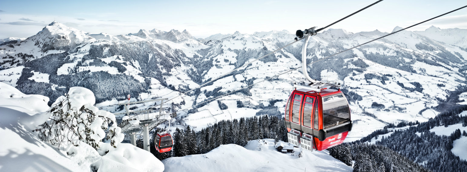 Kitzbuhel Ski Resort Kitzskilift Gondola