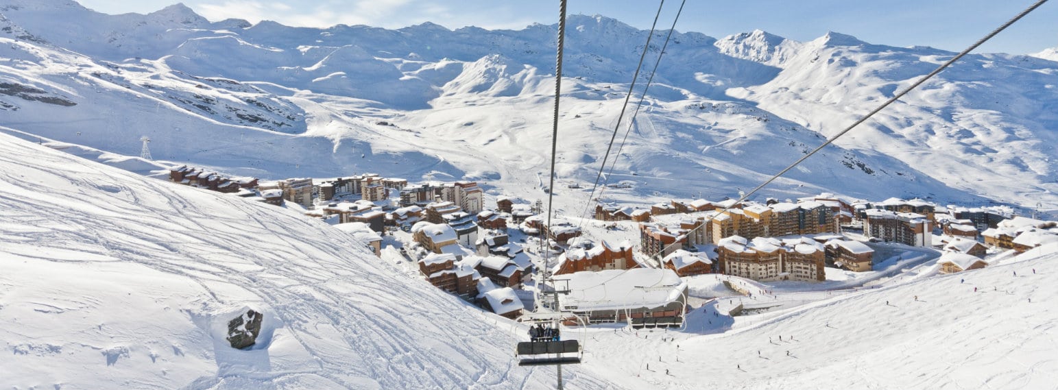 Val Thorens ski resort village