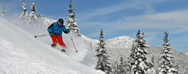 Stowe Intermediate Skiing