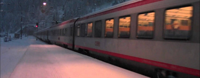 OBB Austria Train Station Langen am Arlberg 660x260