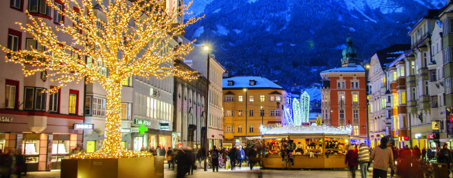 Innsbruck Maria Theresien Street Christmas Market 660x260