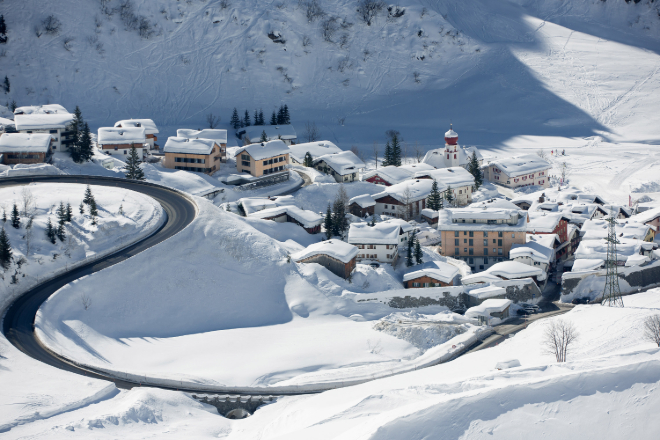 660 X 440 Accommodation Photo Stuben Im Winter Ortsansicht Wilfried Graf