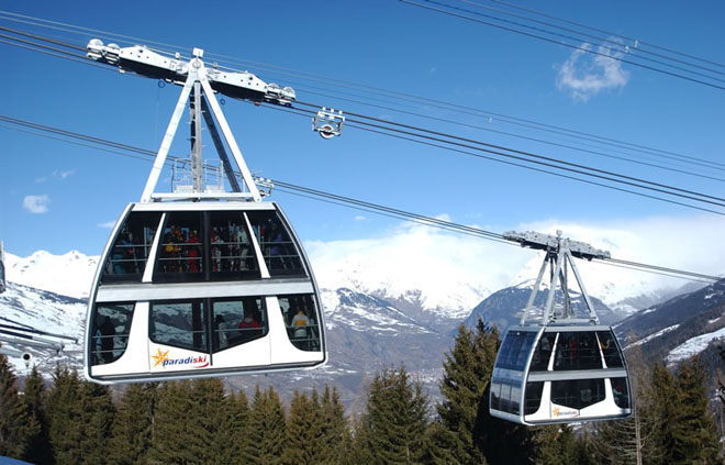 Les Arcs Gondola Ski Lifts